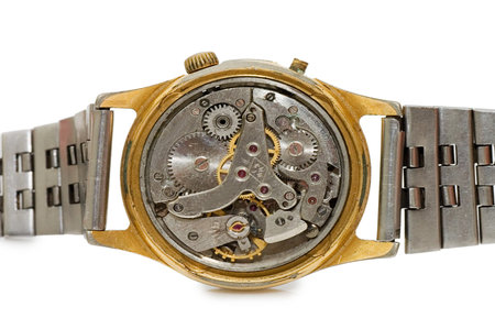 The mechanism of old clock