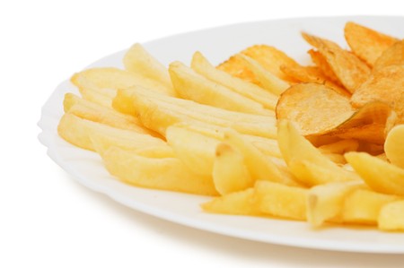 Potato free isolated on white background の写真素材