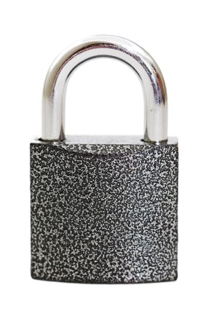 lock isolated on white background の写真素材