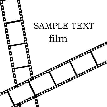 Film  isolated on white background の写真素材