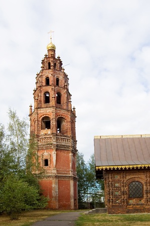 View of old church in Yaroslavl, Russia の写真素材