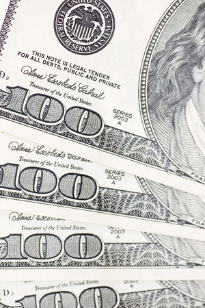 Dollar banknotes, abstract business money background の写真素材