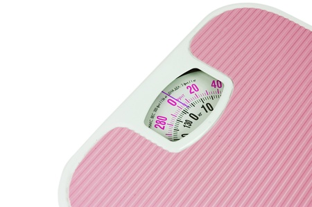 Close up of scale on white backgroundの写真素材