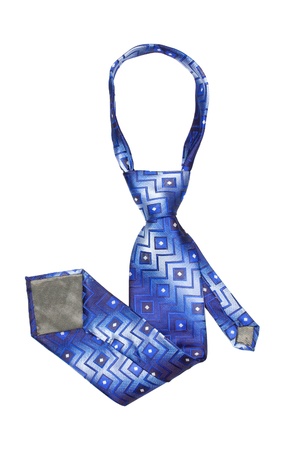 Luxury tie on white backgroundの写真素材