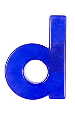 Plastic English letters isolated on whiteの写真素材