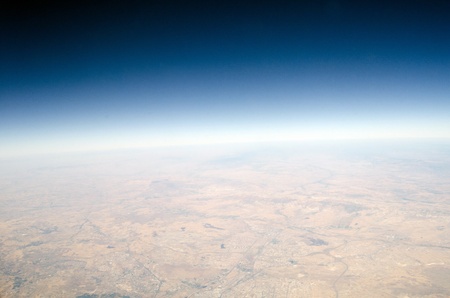 High altitude view of the Earth の写真素材