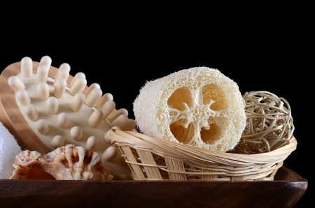 Set for massage and peeling - SPA-proceduresの写真素材