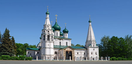 The church of Iliay the Prophet. Yaroslavl. Russiaの写真素材