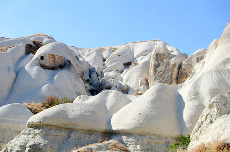 Special stone formation of cappadocia turkeyの写真素材