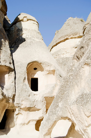 Special stone formation of cappadocia turkeyの写真素材