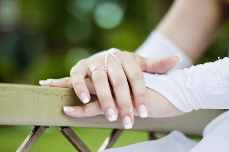 Palm bridesの写真素材