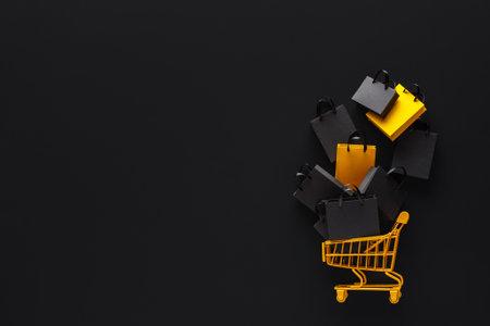 Black friday sale concept. copyspace.の写真素材