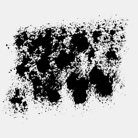 Hand drawn shape. Label, logo design element. Brush abstract wave. Vector illustration.のイラスト素材