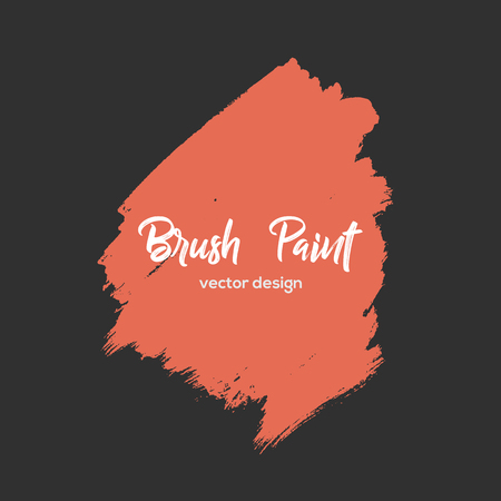 Grunge design element, box, frame for text. Hand drawn brush strokes.のイラスト素材