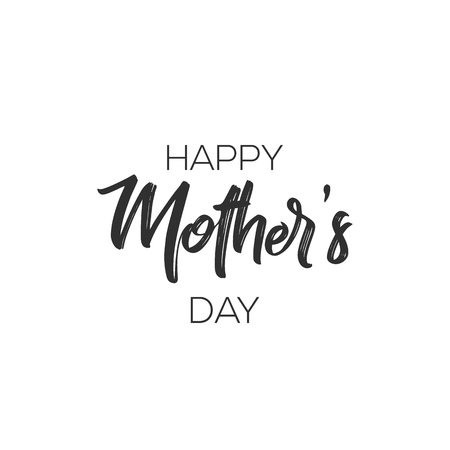 Happy Mothers Day Calligraphy Background. Design for flyer, card, invitation.のイラスト素材