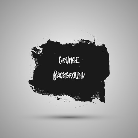 Brush abstract wave hand drawn shape.のイラスト素材