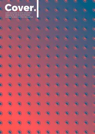 Brochure. Abstract gradients background. Cover template with pattern. Eps10 vector.のイラスト素材