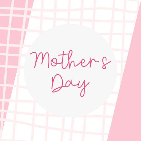 Mother's day greeting card brush paint background.のイラスト素材