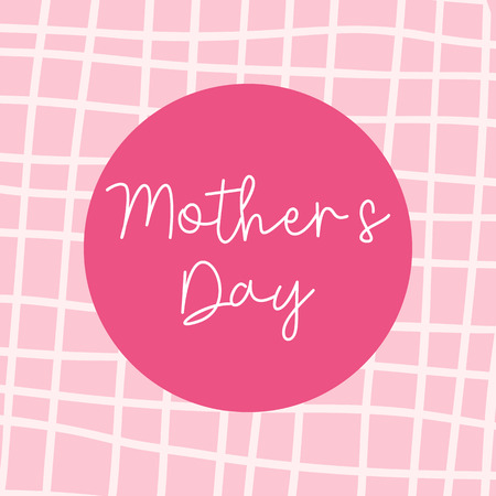Mother's day greeting card brush paint background.のイラスト素材