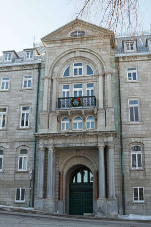 An old building in Quebec Cityのeditorial素材