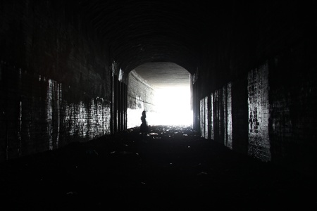 Light in the tunnelのeditorial素材
