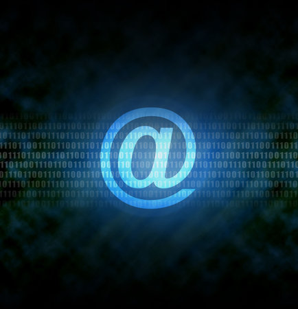 conceptual emailの写真素材