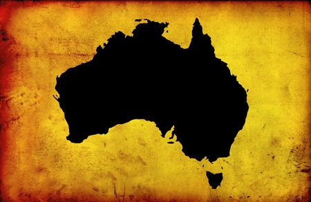 map of australiaの写真素材