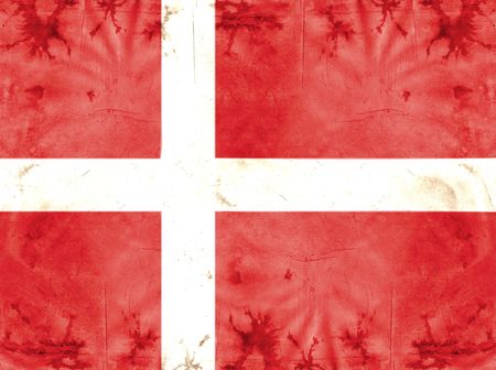 national flag of denmarkの写真素材