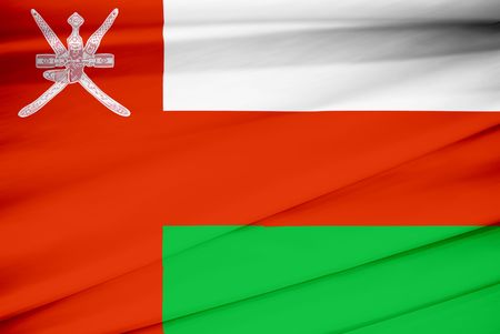 national flag of omanの写真素材