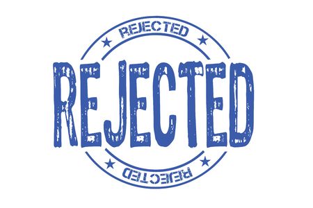 rubber stamp - rejectedの写真素材