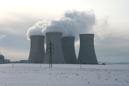 nuclear power stationのeditorial素材