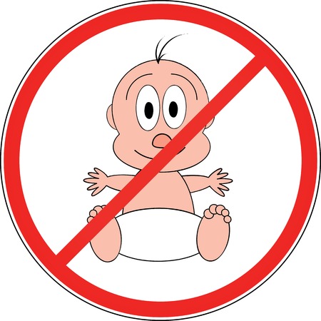 no entry with childのイラスト素材