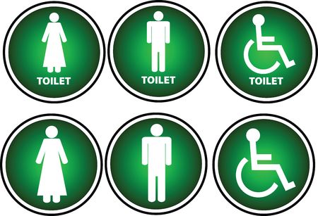 toilet signsの写真素材