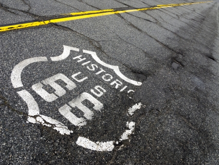Vintage Route 66の写真素材