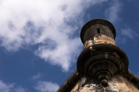Sentry Box in old San juan Puerto Ricoのeditorial素材