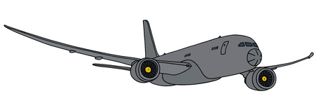 Military intelligence jet aircraftのイラスト素材