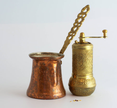 Cezve and Millの写真素材