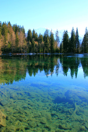 The green lake, French Alps
