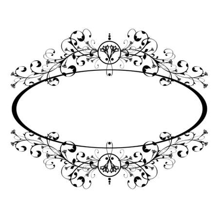 Floral ornamentのイラスト素材