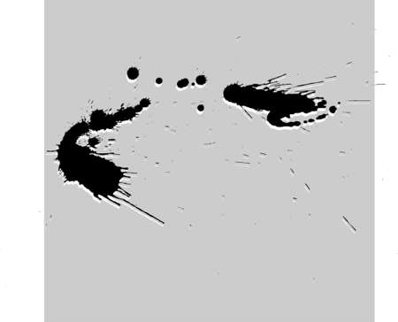 Grunge vector blotsのイラスト素材