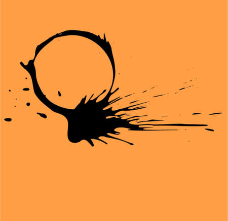 Grunge vector blotsのイラスト素材