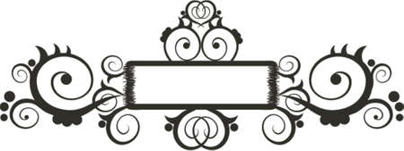 Floral background borderのイラスト素材