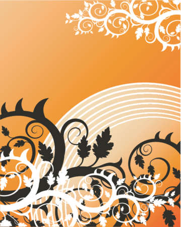 Floral backgroundのイラスト素材