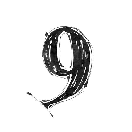 Alphabet symbol - digitの写真素材