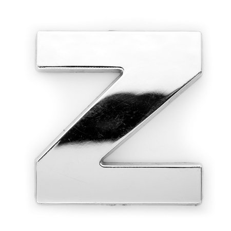 Z - Metal alphabet symbolの写真素材