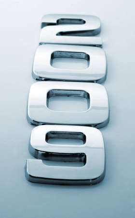 Metal digits - 2009の写真素材