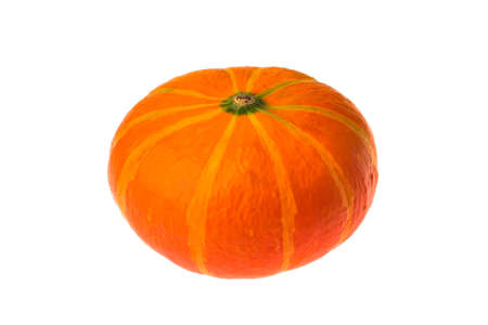 orange pumpkin isolated on a white background.の写真素材