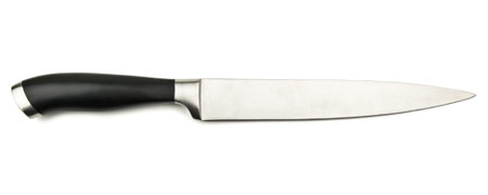 kitchen knife on white background