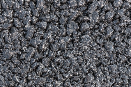 fresh asphalt as a textureの写真素材