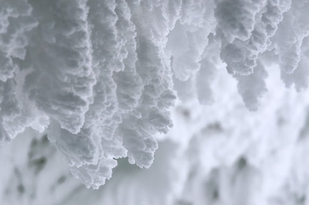 fluffy snow as a texture. Winter theme